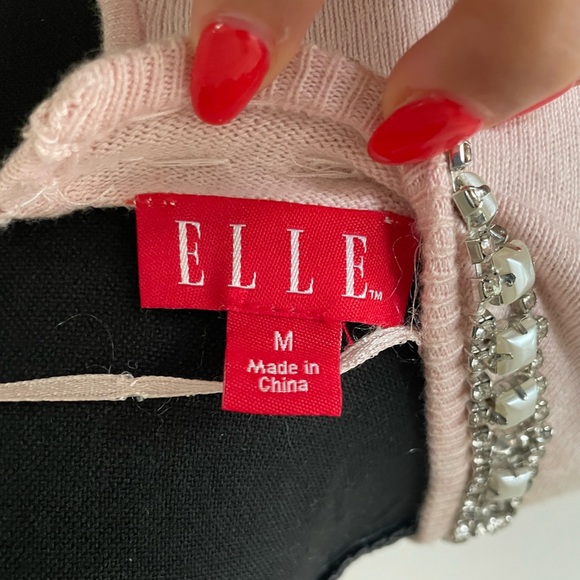 Elle Pink Top with Pearl Embellishments - Picture 10 of 10